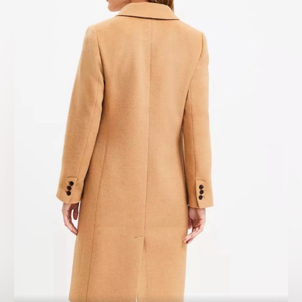 LOFT Women Double Breasted Tan Coat Jacket Size XXL - Picture 2 of 16